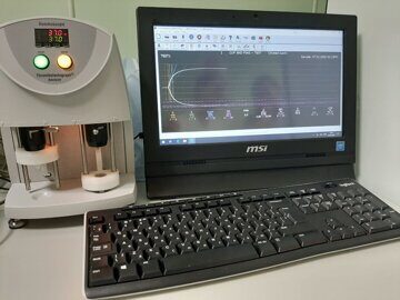 Анализ пробы на тромбоэластографе TEG 5000
